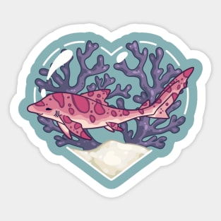 MINCE, the Leopard Shark Sticker